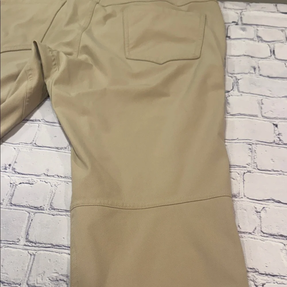 Lululemon ABC Warpstreme Slim Stretch Men’s Size 32 Khaki Performance LM5AD95 - Picture 6 of 14